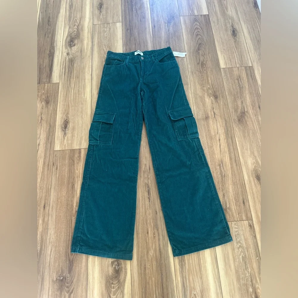 RSQ womens cord Cargo Pants size 27 NWT